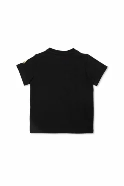 Moncler Enfant NAVY BLUE T-shirt with colorful print
