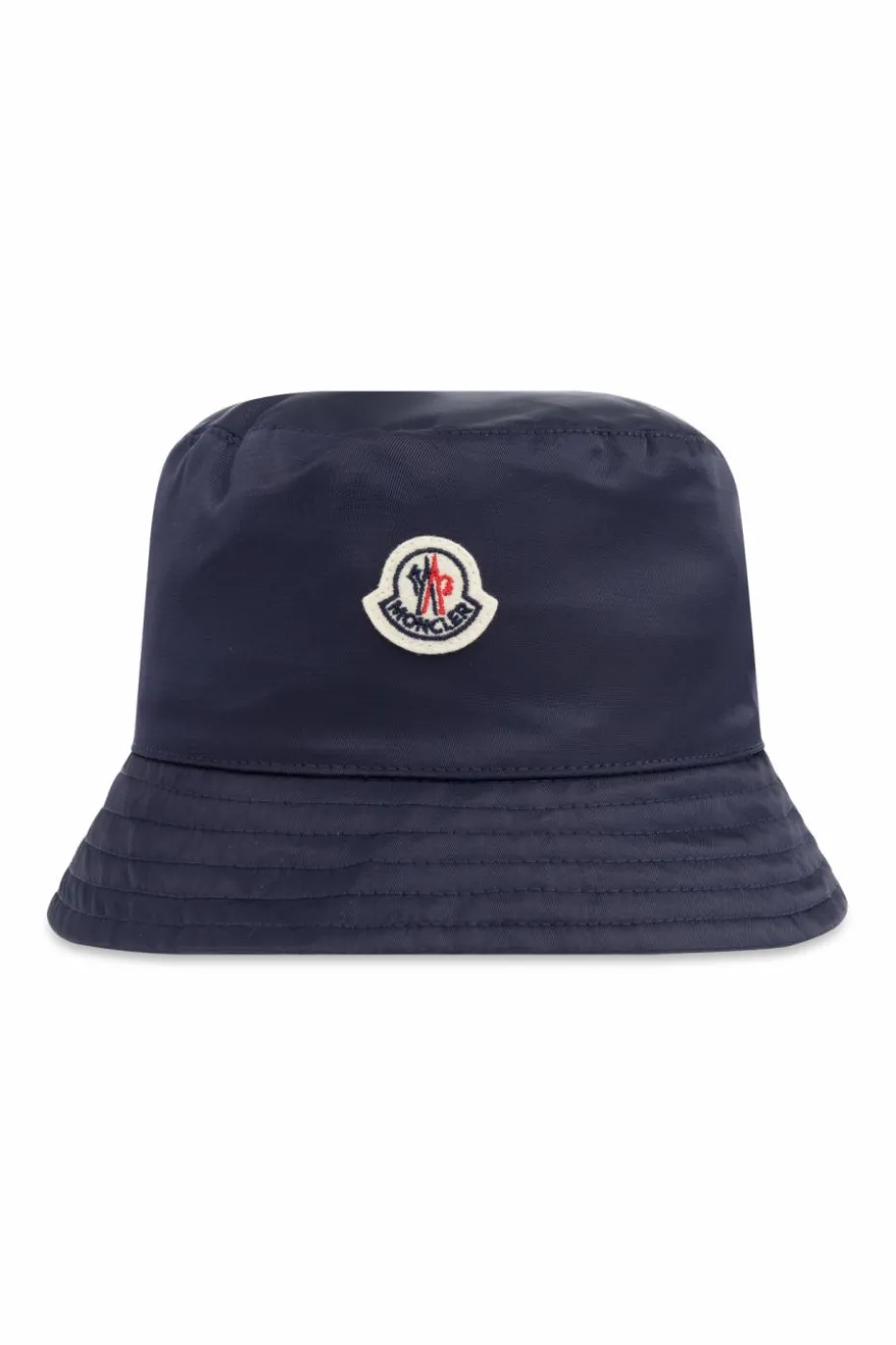 Moncler Enfant NAVY BLUE Hat with logo patch