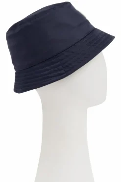 Moncler Enfant NAVY BLUE Hat with logo patch