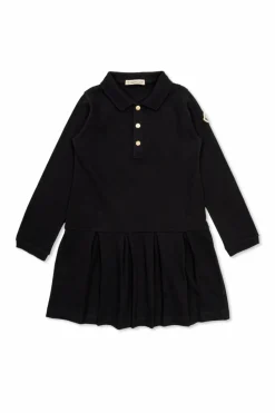 Moncler Enfant NAVY BLUE Polo collar dress