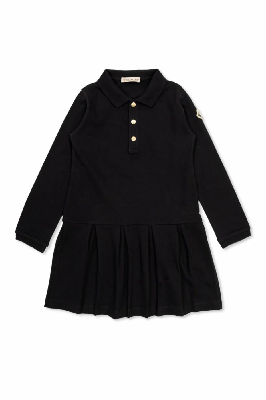 Moncler Enfant NAVY BLUE Polo collar dress