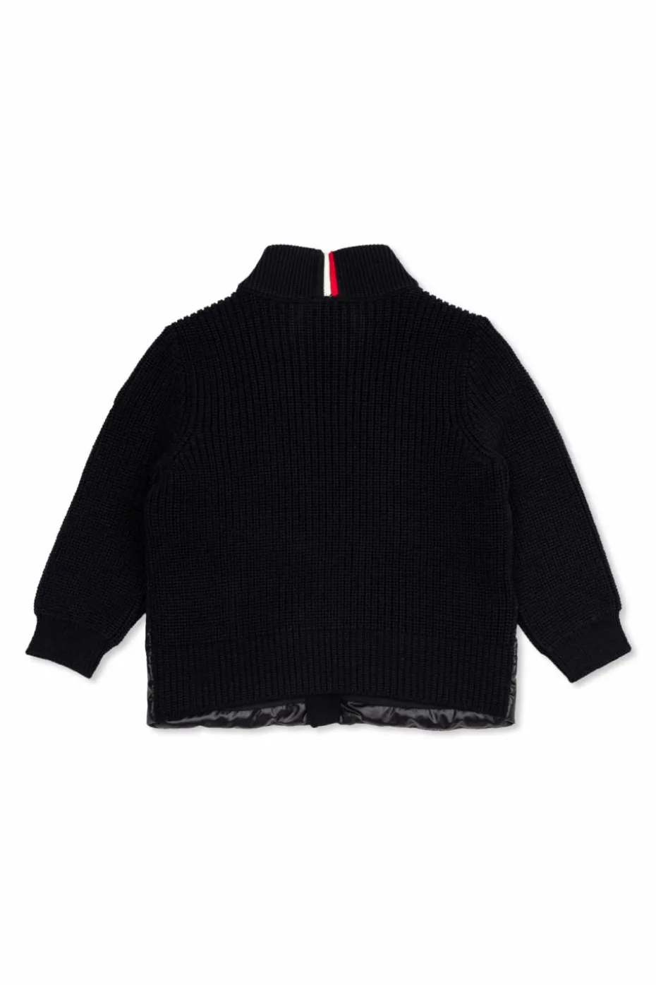 Moncler Enfant NAVY BLUE Cardigan with quilted insert