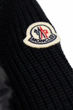 Moncler Enfant NAVY BLUE Cardigan with quilted insert