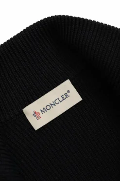 Moncler Enfant NAVY BLUE Cardigan with quilted front