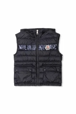 Moncler Enfant NAVY BLUE Hooded vest