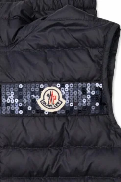 Moncler Enfant NAVY BLUE Hooded vest