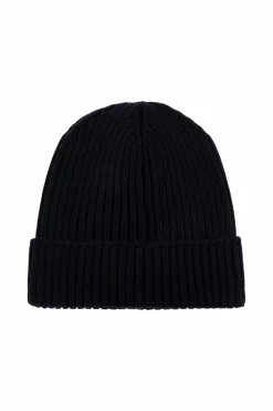 Moncler Enfant NAVY BLUE Cap with logo patch