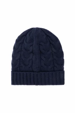 Moncler Enfant NAVY BLUE Wool beanie