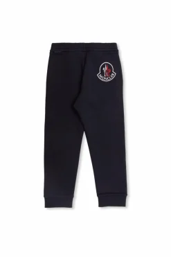 Moncler Enfant NAVY BLUE Sweatpants with logo