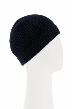 Moncler Enfant NAVY BLUE Wool beanie