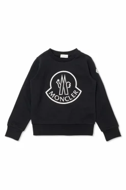 Moncler Enfant NAVY BLUE Sweatshirt with logo