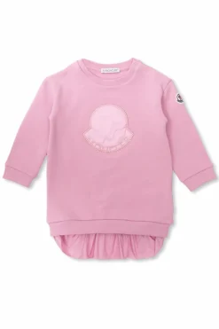 Moncler Enfant PINK Cotton dress