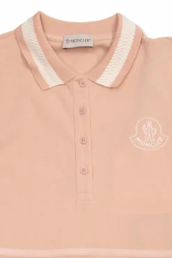 Moncler Enfant PINK Dress with logo