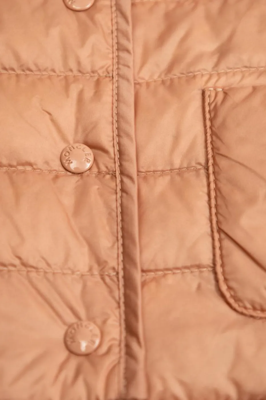 Moncler Enfant PINK 'Portia' Vest