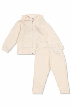 Moncler Enfant PINK Set: Sweatshirt and Sweatpants