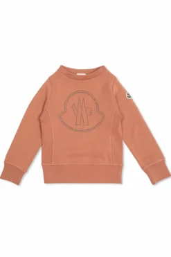 Moncler Enfant PINK Sweatshirt with logo