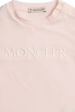 Moncler Enfant PINK T-shirt with logo