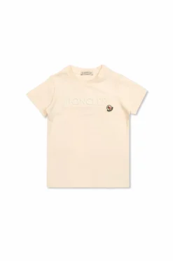 Moncler Enfant PINK T-shirt with logo