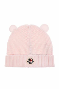 Moncler Enfant PINK Wool beanie
