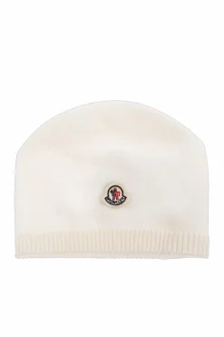 Moncler Enfant WHITE Cashmere hat