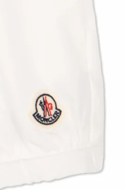 Moncler Enfant WHITE Cotton shorts