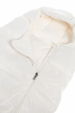 Moncler Enfant WHITE Quilted baby sleeping bag