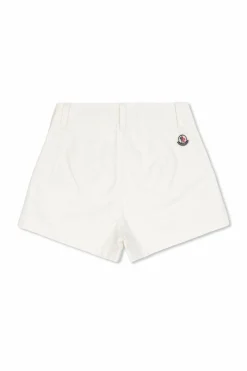 Moncler Enfant WHITE Shorts with pockets
