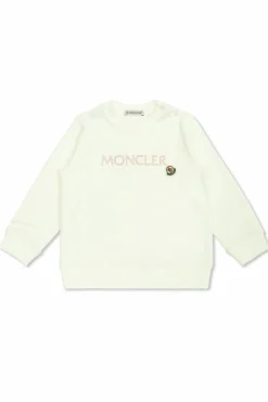 Moncler Enfant WHITE Sweatshirt with logo