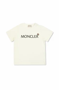 Moncler Enfant WHITE T-shirt with logo