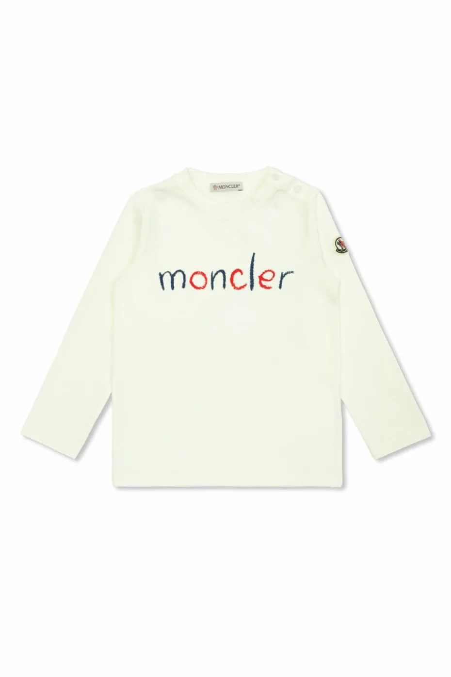 Moncler Enfant WHITE T-shirt with logo