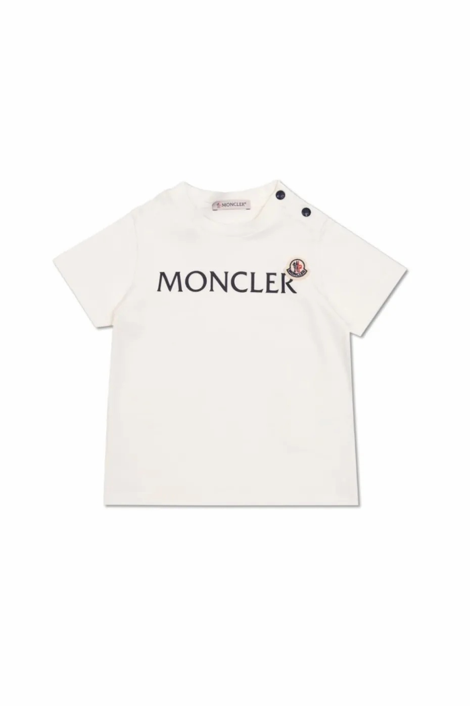 Moncler Enfant WHITE T-shirt with logo