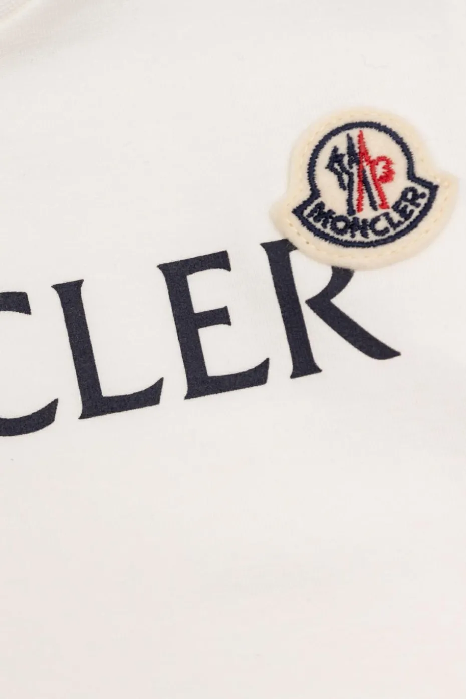 Moncler Enfant WHITE T-shirt with logo