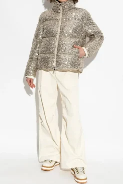 Moncler GOLD Sequined down jacket Anternes by Moncler