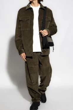 Moncler GREEN Corduroy pants