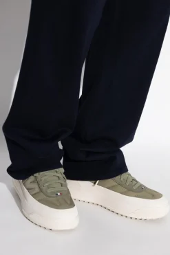 Moncler GREEN Sports shoes with logo