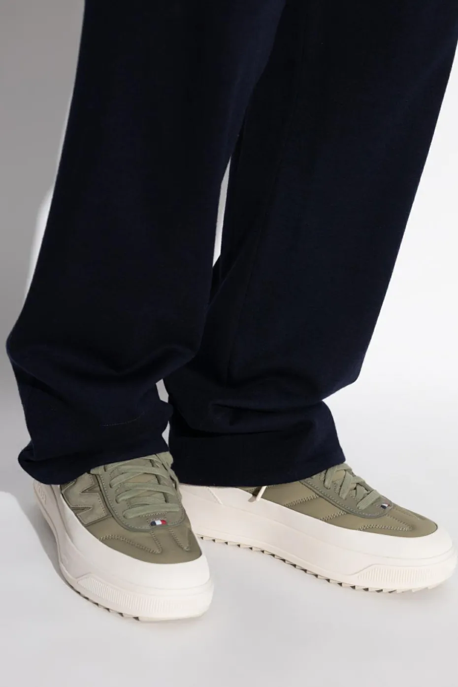 Moncler GREEN Sports shoes with logo