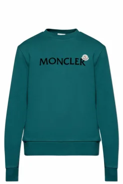 Moncler GREEN Sweatshirt with logo