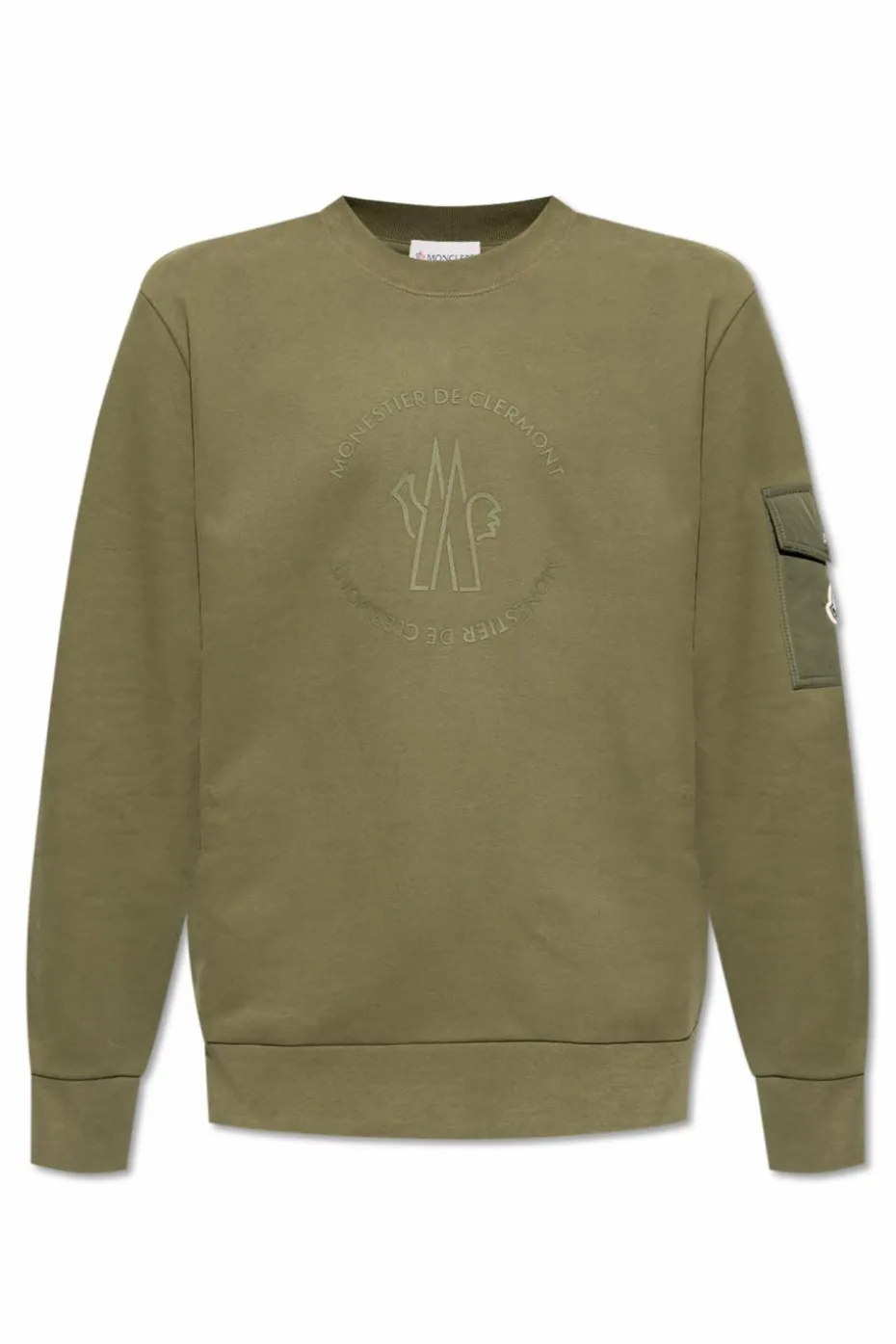 Moncler GREEN Sweatshirt with logo