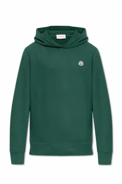 Moncler GREEN Sweatshirt with logo