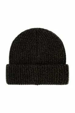 Moncler GREEN Wool beanie with logo patch