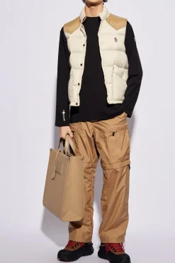 Moncler Grenoble beige Trousers with detachable legs