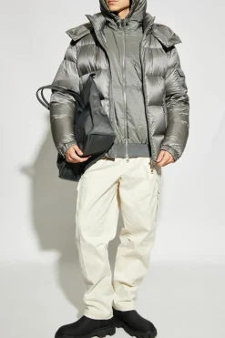 Moncler GREY Down Jacket `Poiliot`