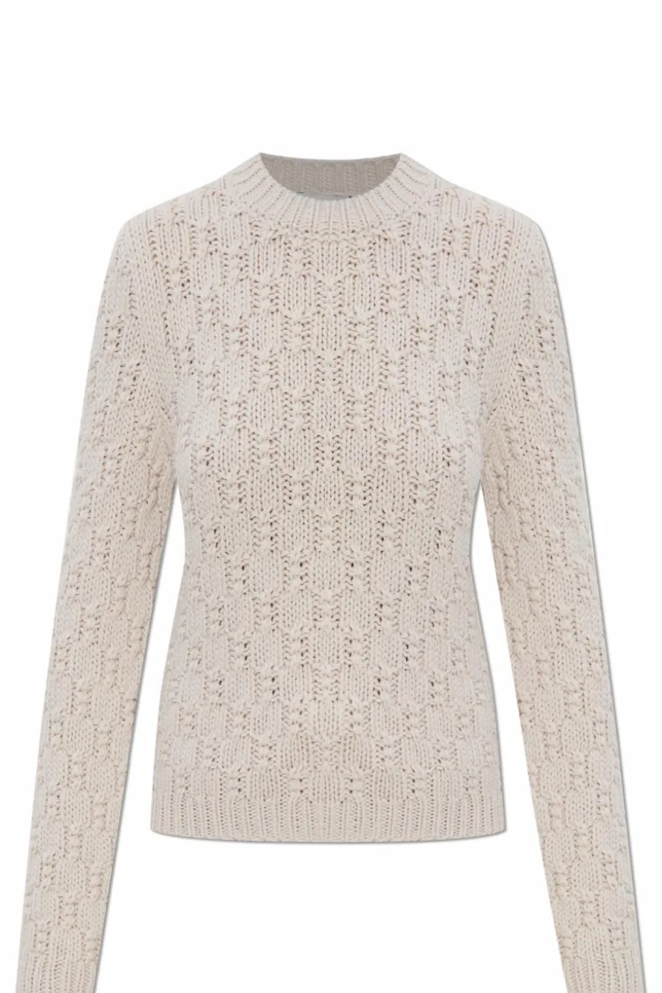 Moncler GREY Sweater with decorative knit