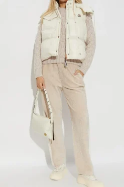 Moncler GREY Sweater with decorative knit