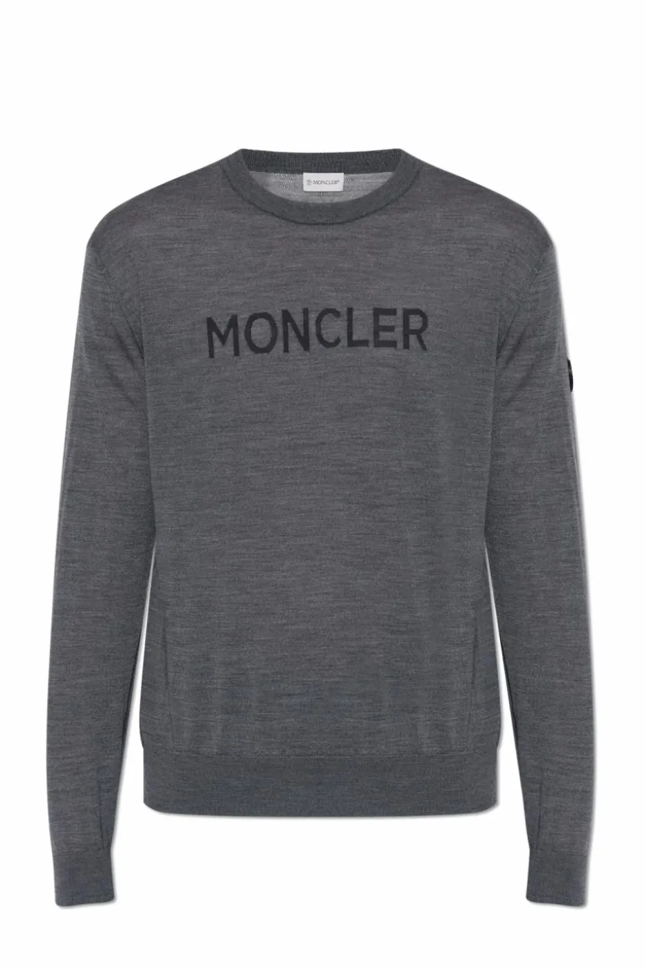 Moncler GREY Sweater with logo