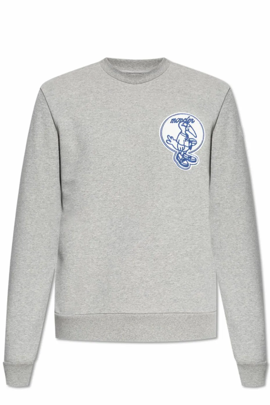 Moncler GREY Sweatshirt with patch