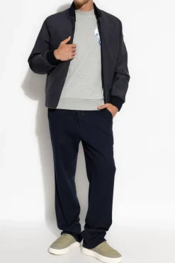 Moncler GREY Sweatshirt with patch