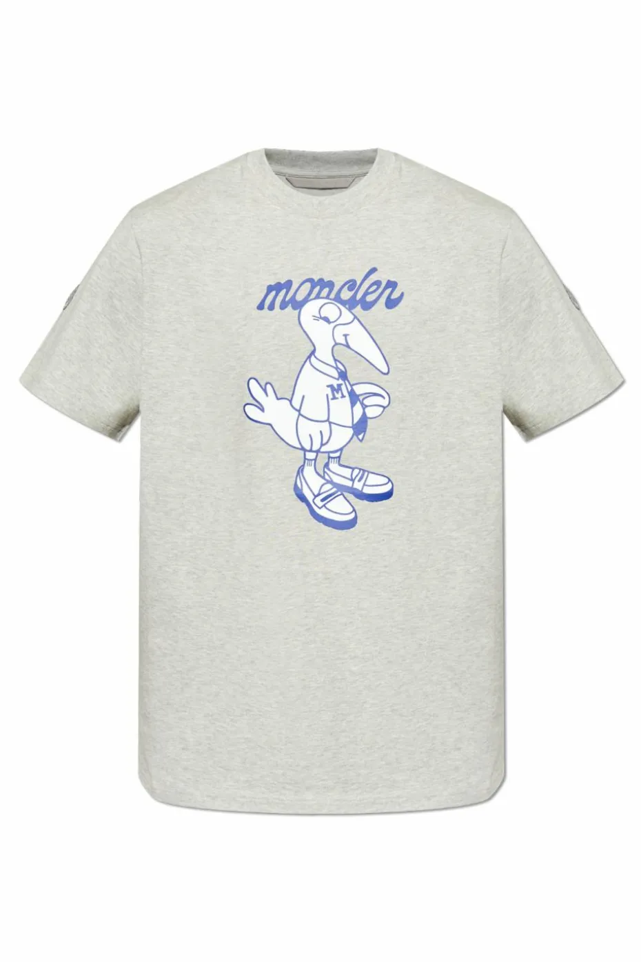 Moncler GREY T-shirt with logo