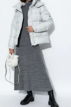 Moncler GREY Wool Dress