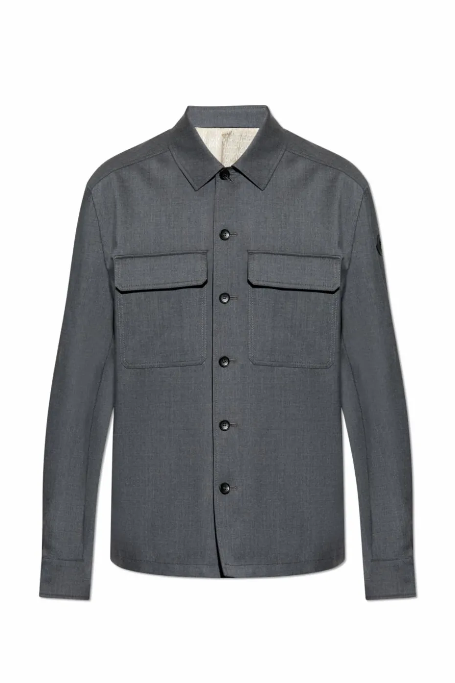 Moncler GREY Wool shirt